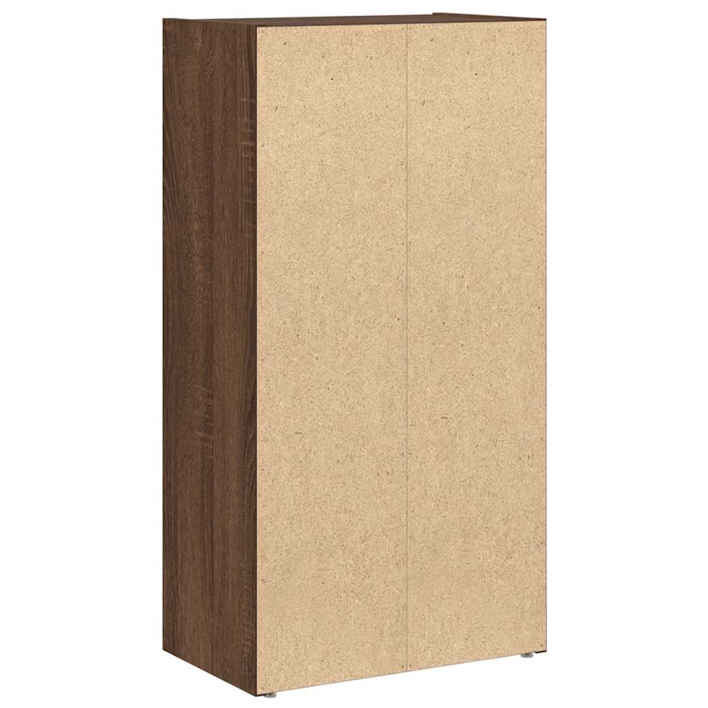 Bücherregal Braun Eichen-Optik 40x24x77 cm Holzwerkstoff