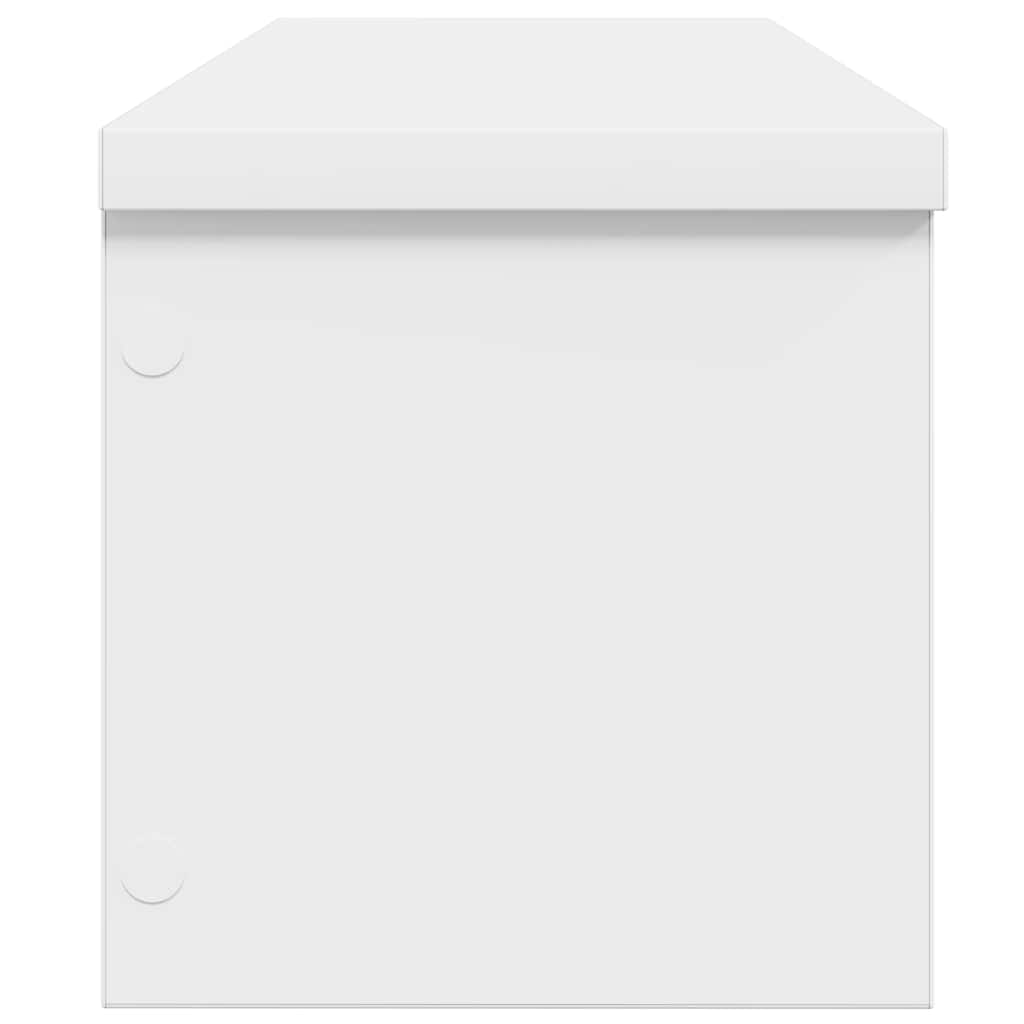 Kitchen Shelf Stackable White 50x15x16 cm Wood Material