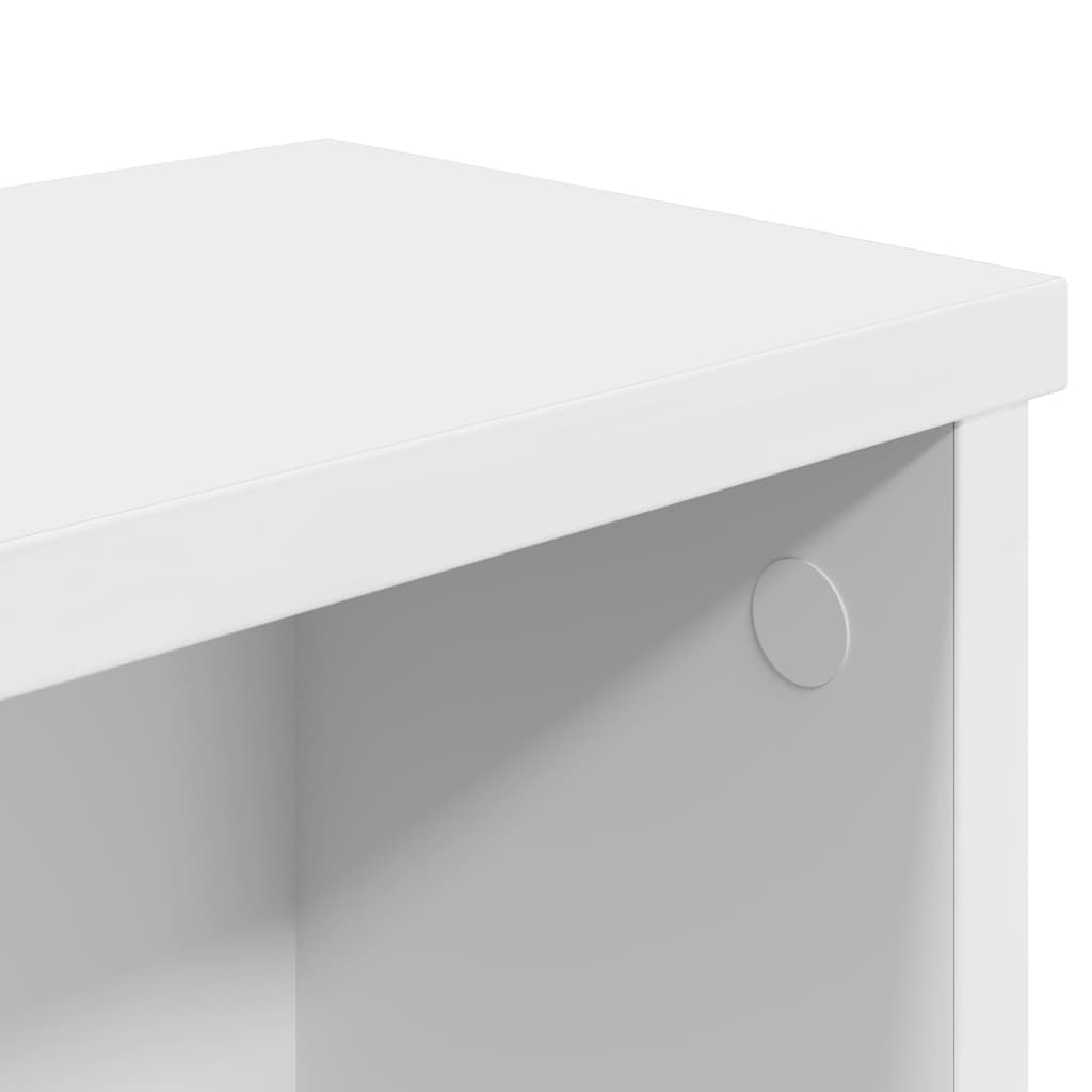 Kitchen Shelf Stackable White 50x15x16 cm Wood Material