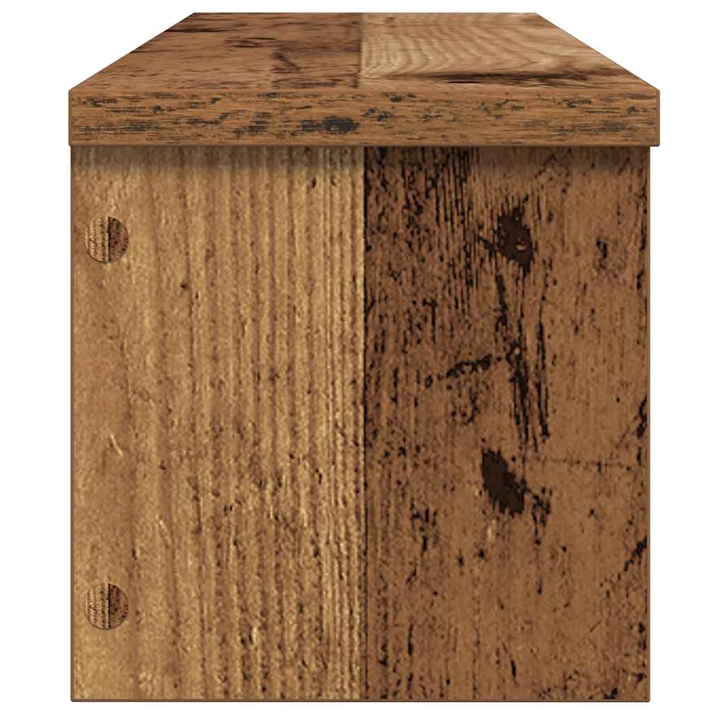 Küchenregal Stapelbar Altholz-Optik 50x15x16 cm Holzwerkstoff