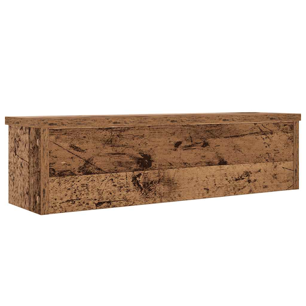 Küchenregal Stapelbar Altholz-Optik 50x15x16 cm Holzwerkstoff