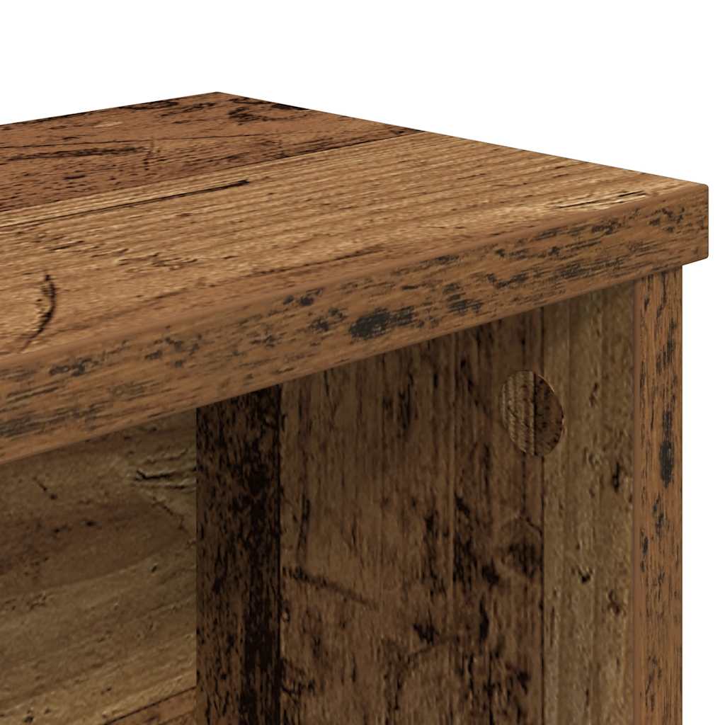 Küchenregale Stapelbar 2 Stk. Altholz-Optik 50x15x16 cm