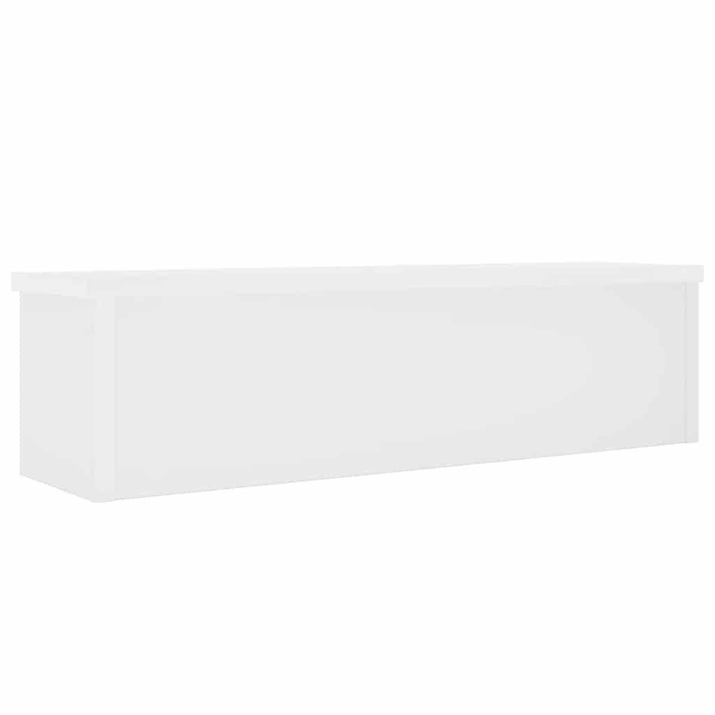 Kitchen Shelf Stackable White 60x15x16 cm Wood Material