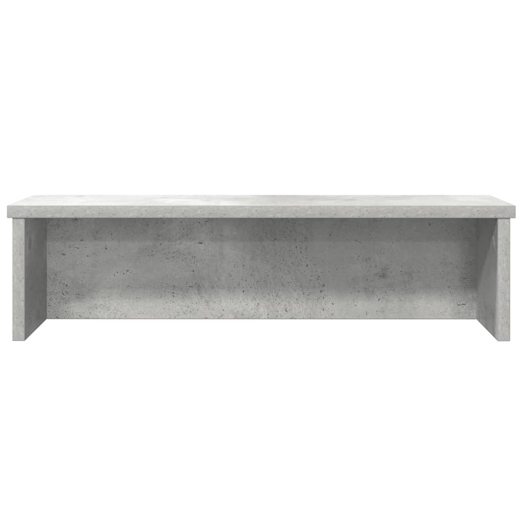 Kitchen Shelf Stackable Concrete Grey 60x15x16 cm Wood Material