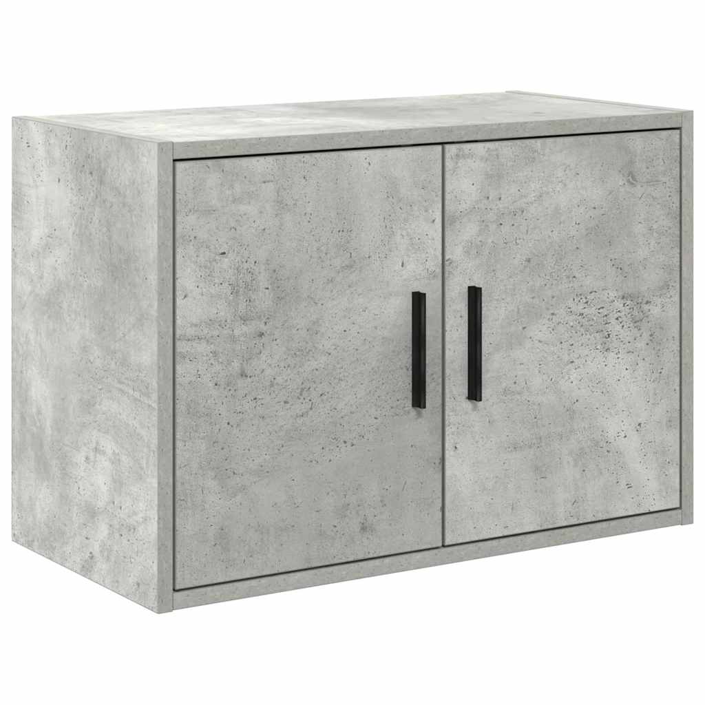 Garagen-Wandschrank Betongrau Holzwerkstoff
