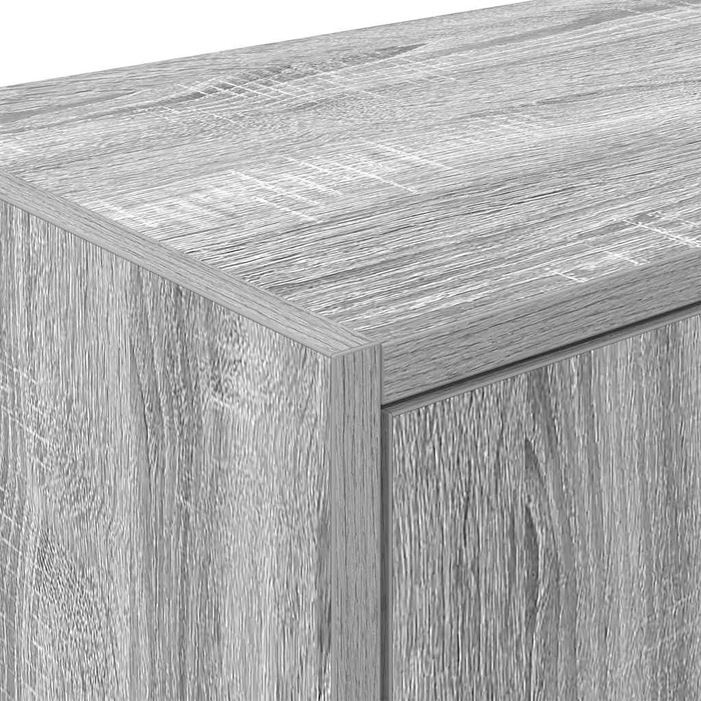 Garagen-Wandschrank Grau Sonoma Holzwerkstoff