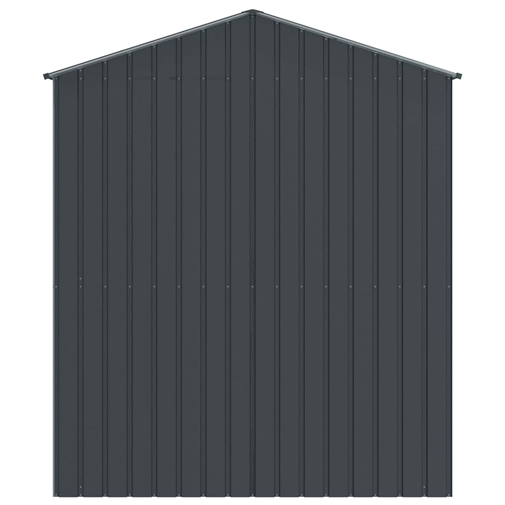 Bird aviary with extension anthracite 210x442x247 cm steel