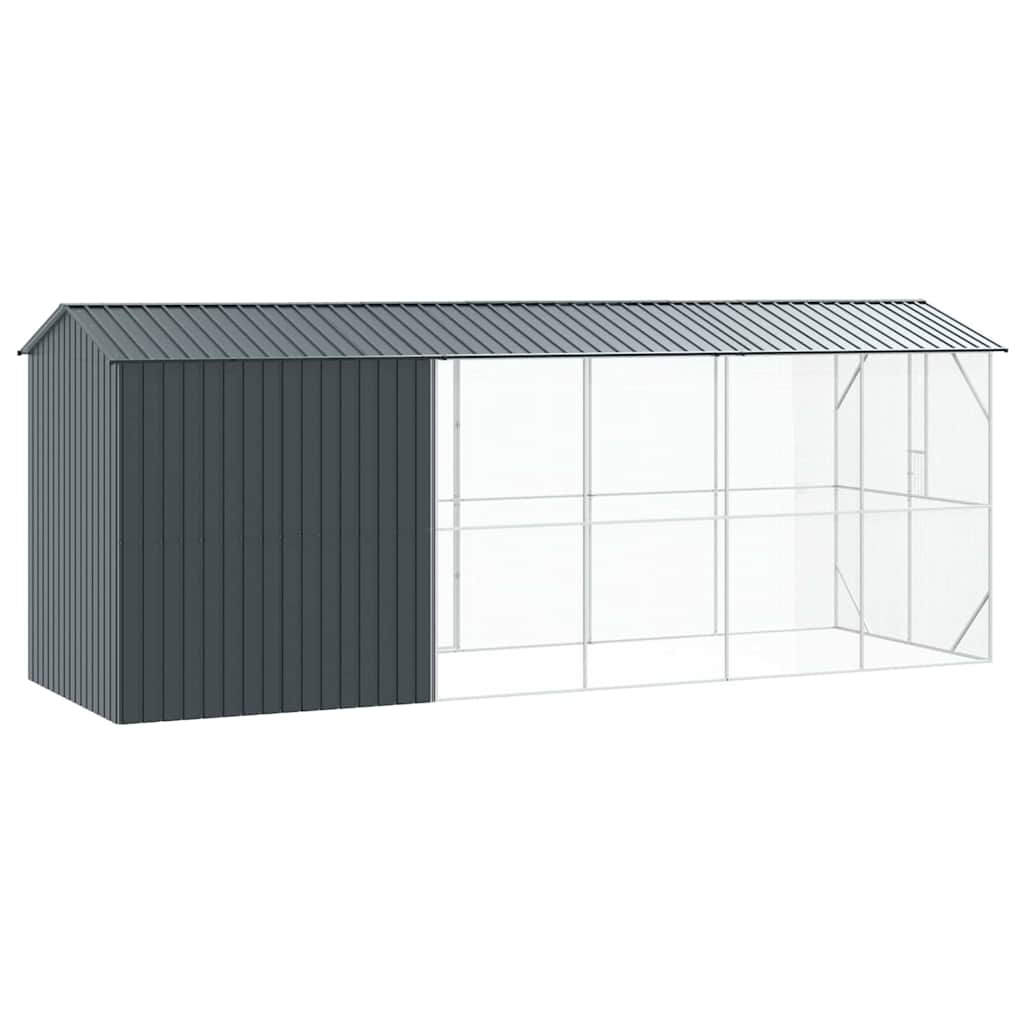 Vogelkäfig Anthrazit 645 x 208 x 247 cm Verzinkter Stahl