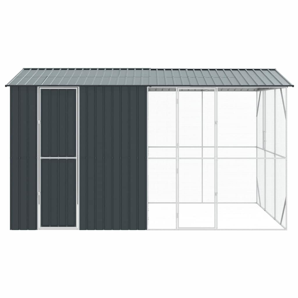 Vogelkäfig Anthrazit 430 x 310 x 247 cm Verzinkter Stahl