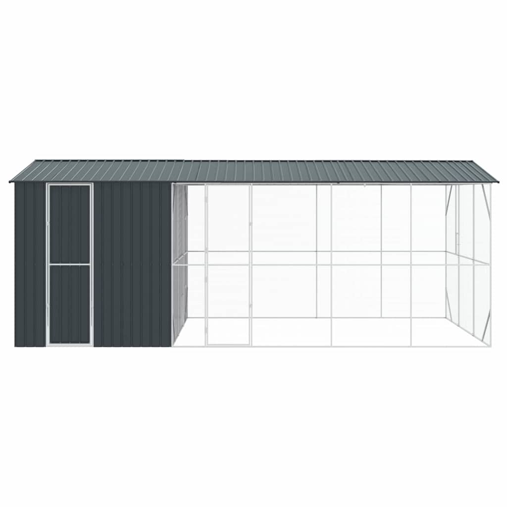 Vogelkäfig Anthrazit 645 x 310 x 247 cm Verzinkter Stahl