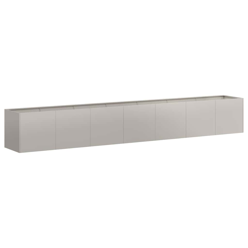 Pflanzkübel Rostig 280x40x40 cm Wetterfester Stahl