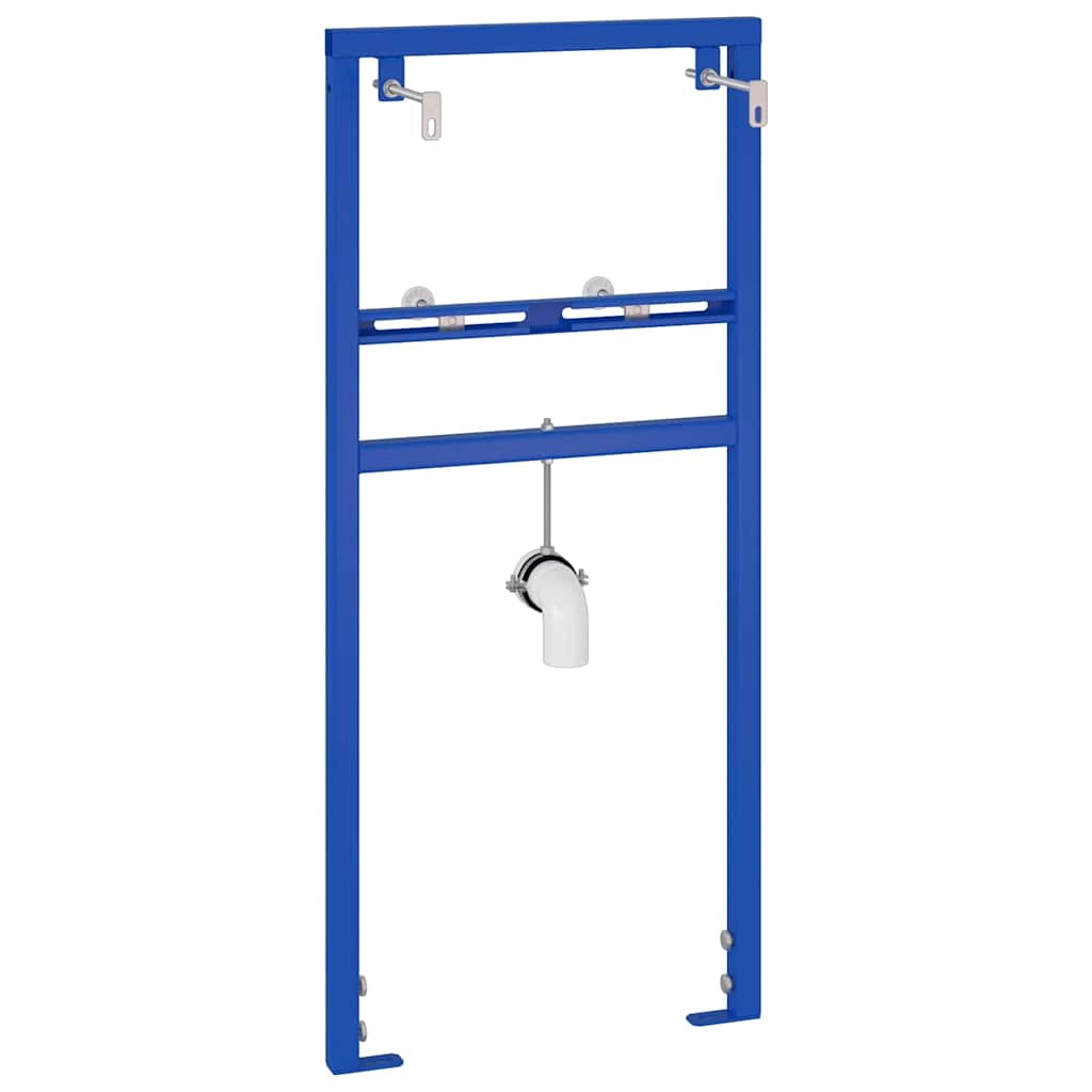 Badezimmer Wandstütze Blau 50 x 17.5 x 136 cm Stahl