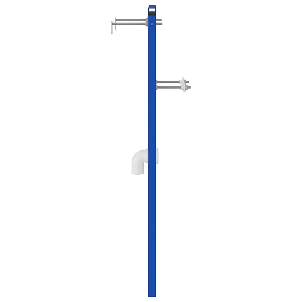 Badezimmer Wandstütze Blau 50 x 17.5 x 136 cm Stahl