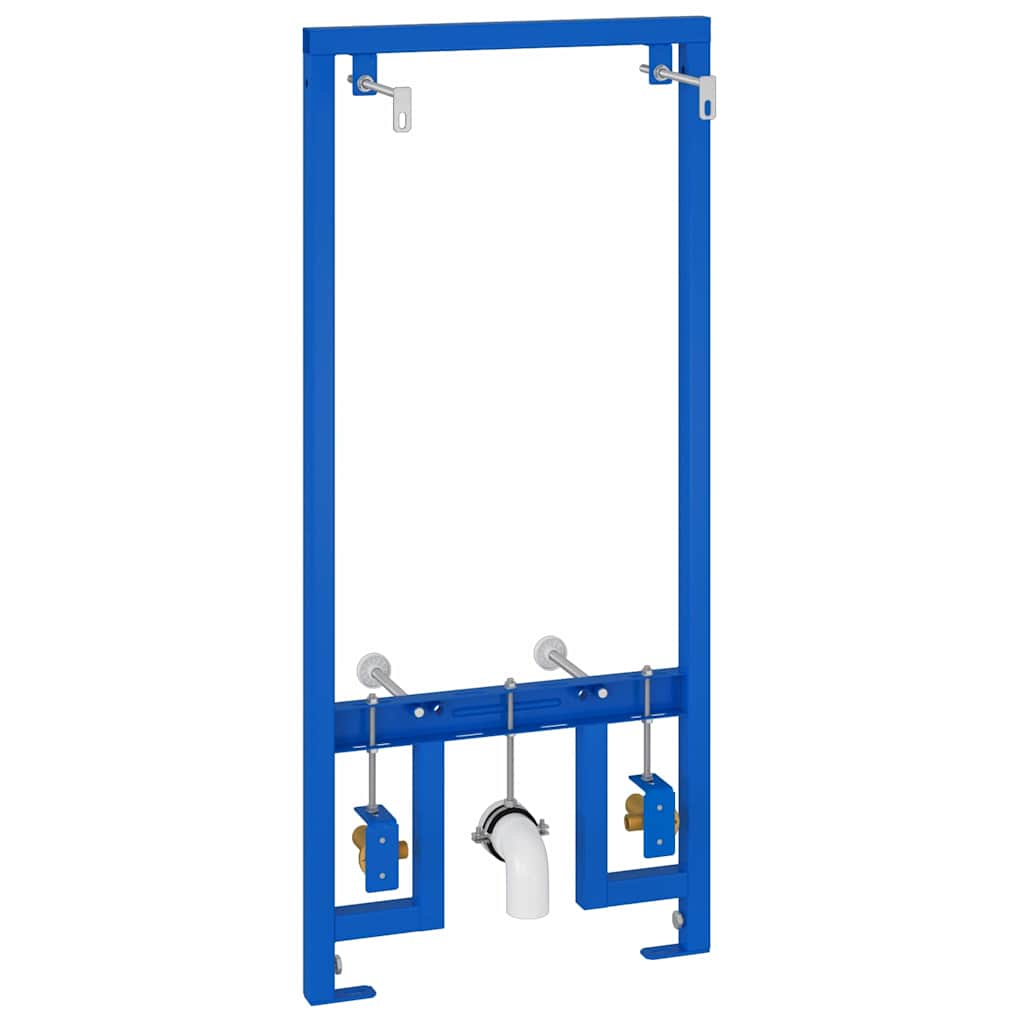 Badezimmer Wandstütze Blau 50 x 17.5 x 136 cm Stahl