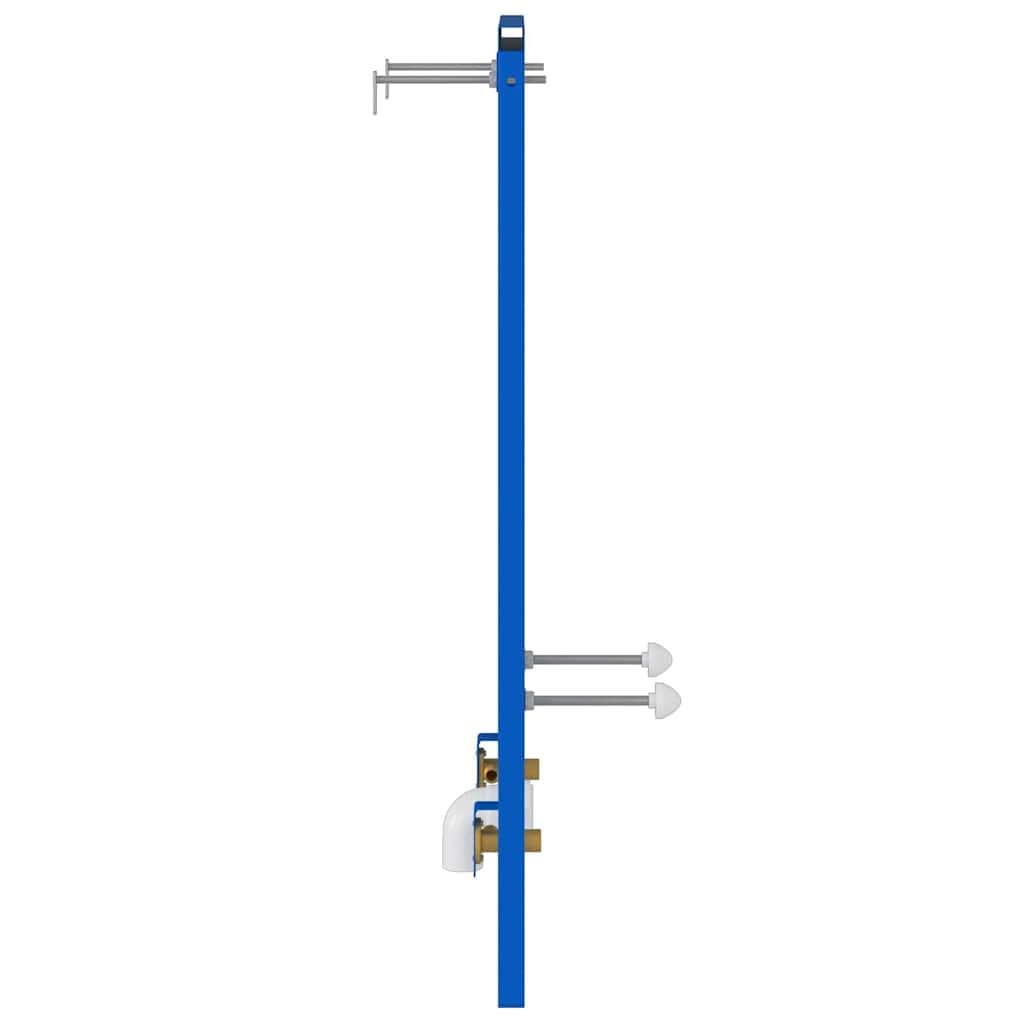 Badezimmer Wandstütze Blau 50 x 17.5 x 136 cm Stahl