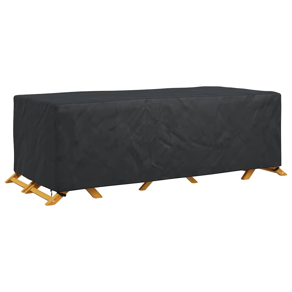 Gartenmöbelabdeckung Schwarz 300 x 140 x 90 cm 420D