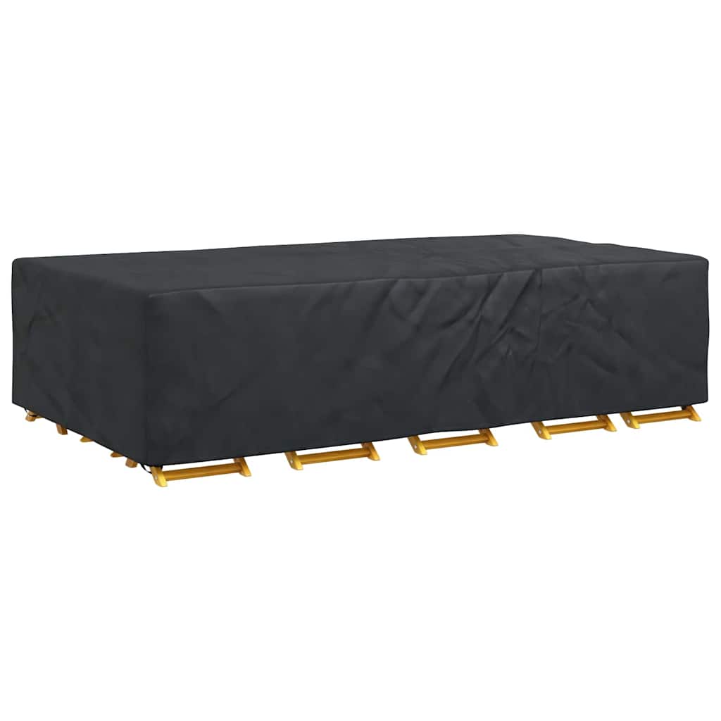 Gartenmöbelabdeckung Schwarz 305 x 190 x 85 cm 210D