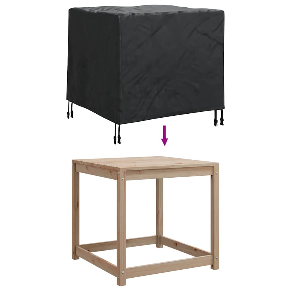 Gartenmöbelabdeckung Schwarz 74 x 74 x 60 cm 420D Oxford Stoff