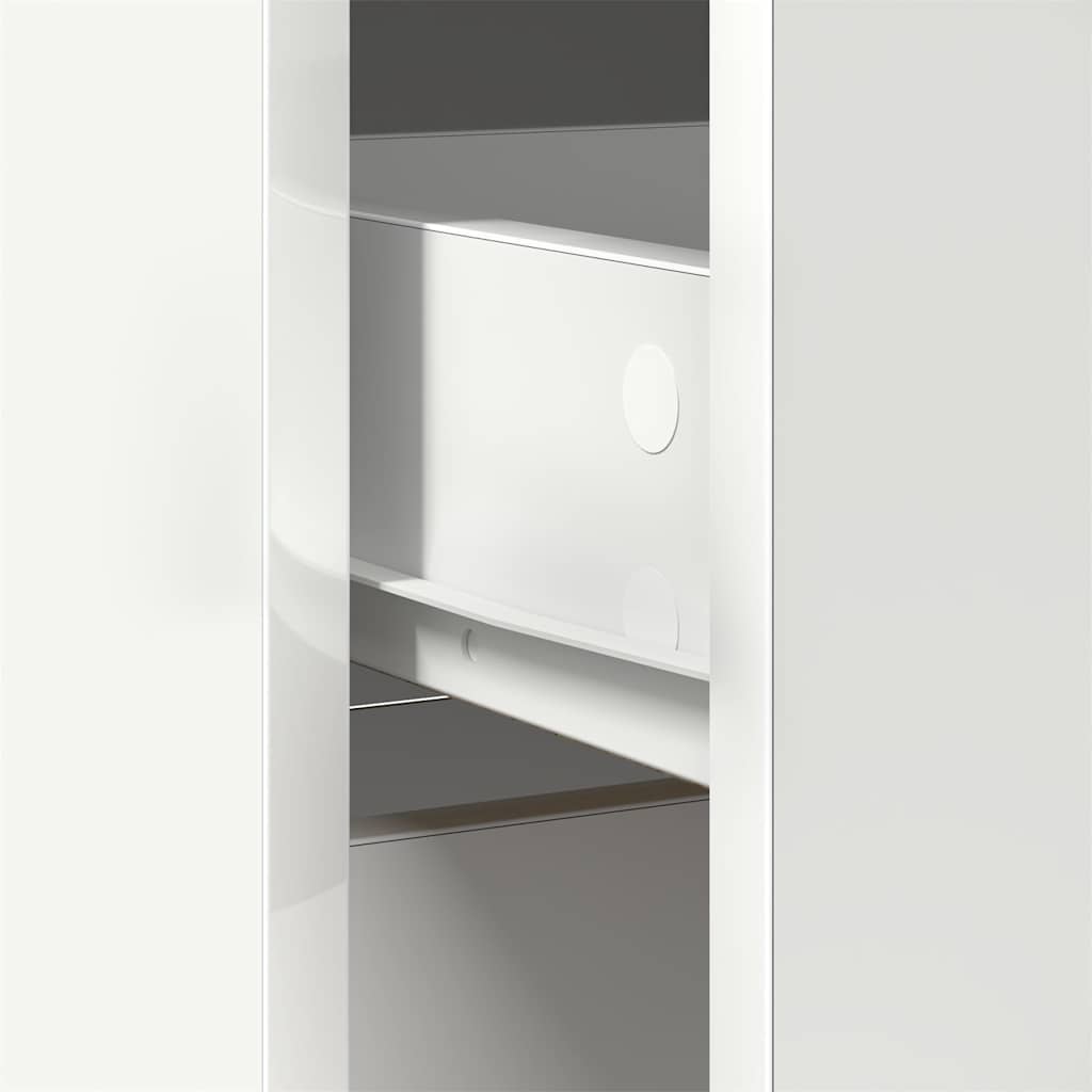Sideboard with drawer white 80x34x76 cm wood material