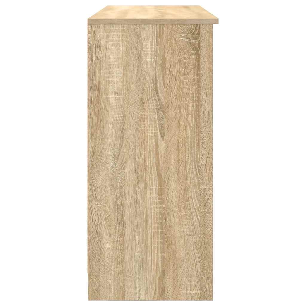 Sideboard with drawer Sonoma oak 101x35x76 cm wood material