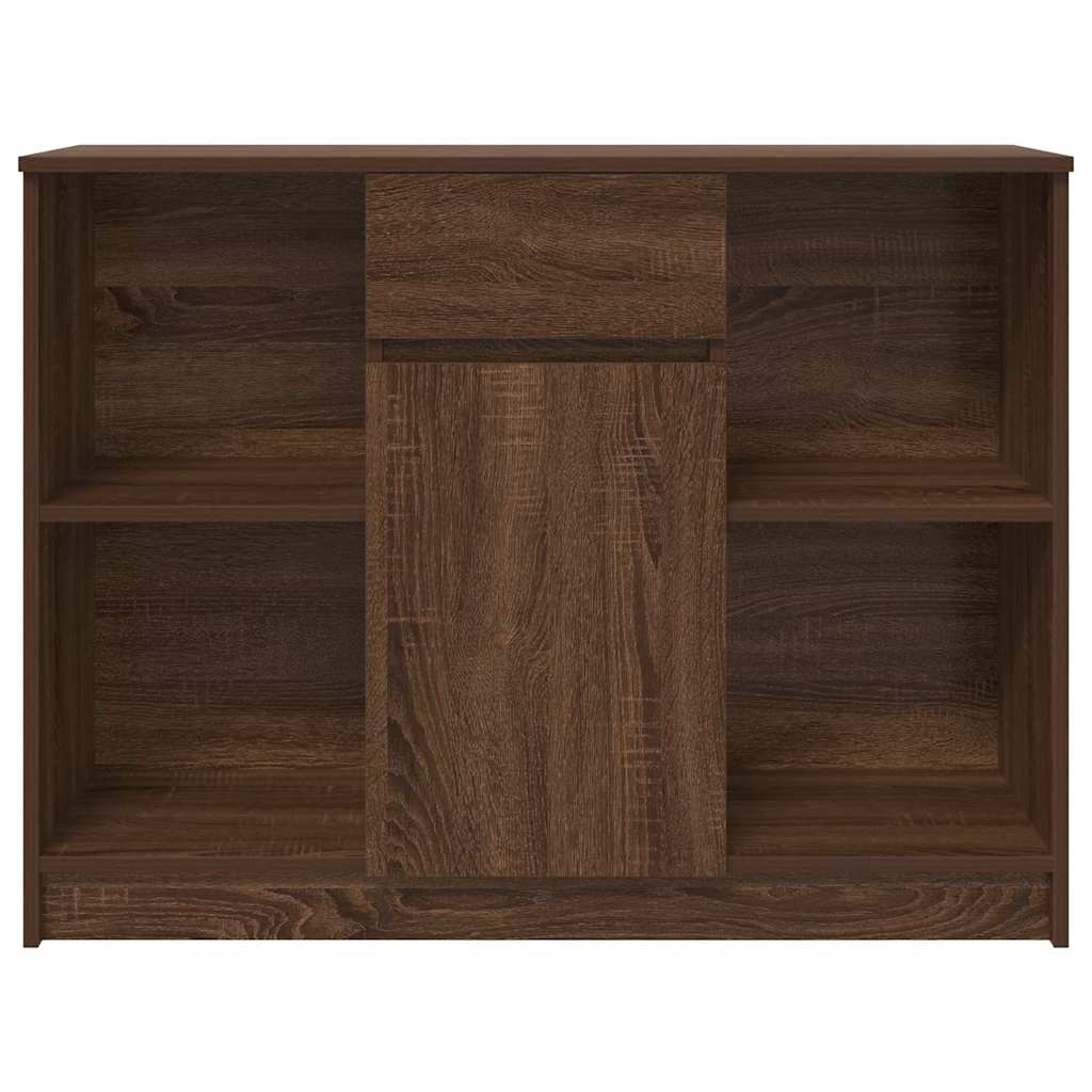 Sideboard mit Schublade Braun Eichen-Optik 101x35x76 cm