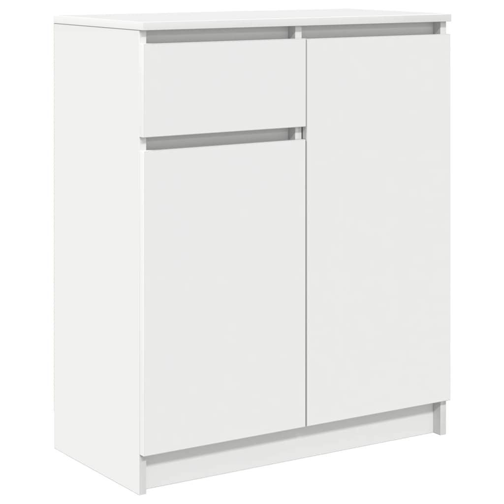 Sideboard mit Schublade Weiß 71x35x84 cm Holzwerkstoff