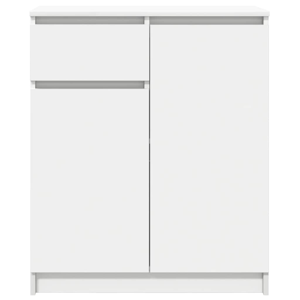 Sideboard mit Schublade Weiß 71x35x84 cm Holzwerkstoff