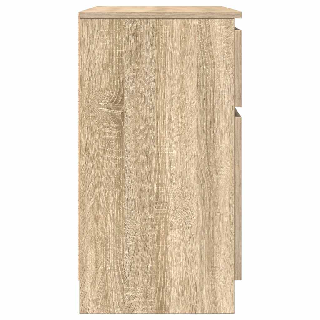 Sideboard with drawer Sonoma oak 71x35x65 cm wood material