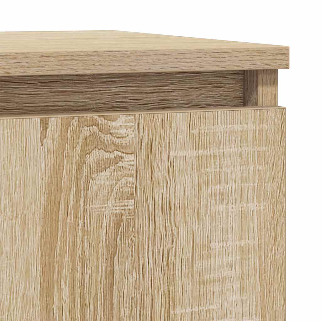 Sideboard with drawer Sonoma oak 71x35x65 cm wood material