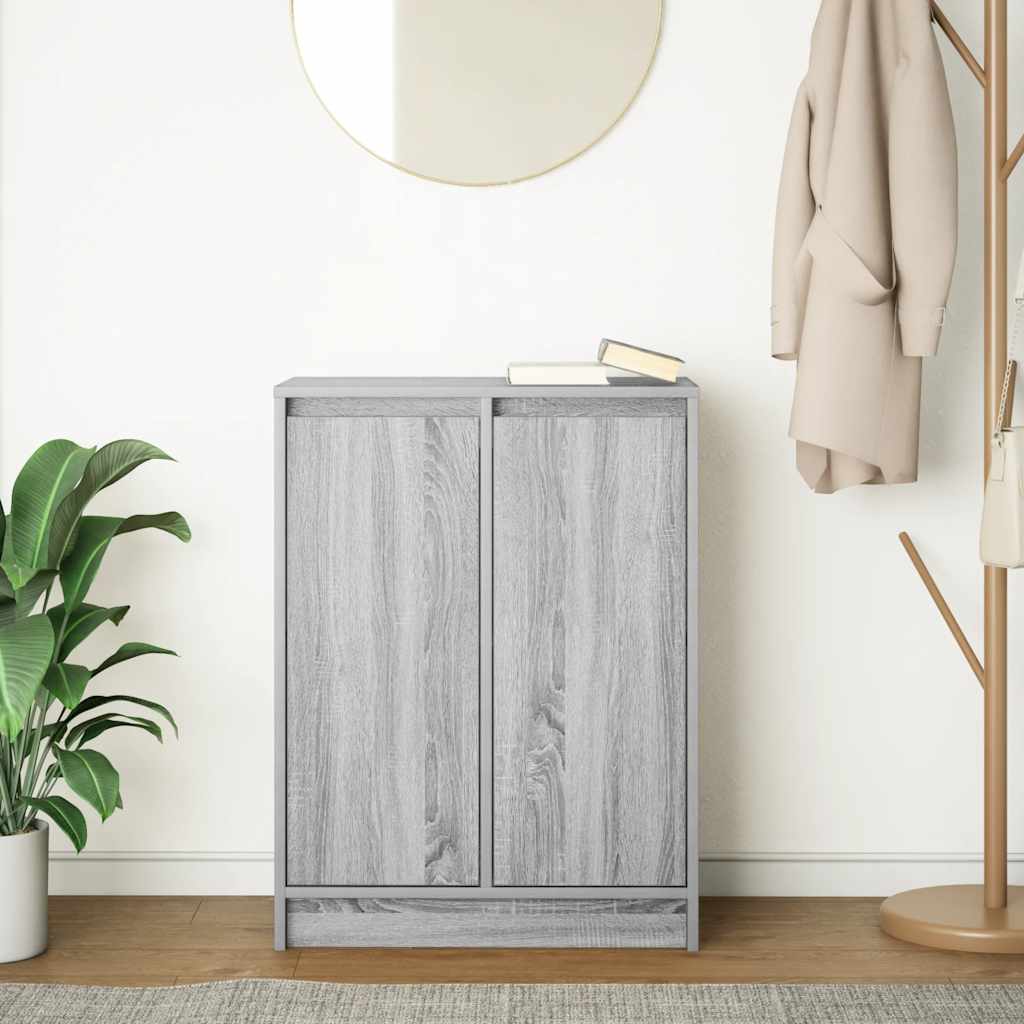 Sideboard Grey Sonoma 57x34x76 cm Wood Material