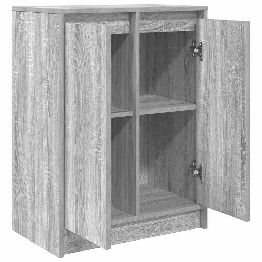 Sideboard Grey Sonoma 57x34x76 cm Wood Material