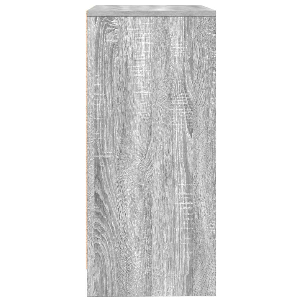Sideboard Grey Sonoma 57x34x76 cm Wood Material