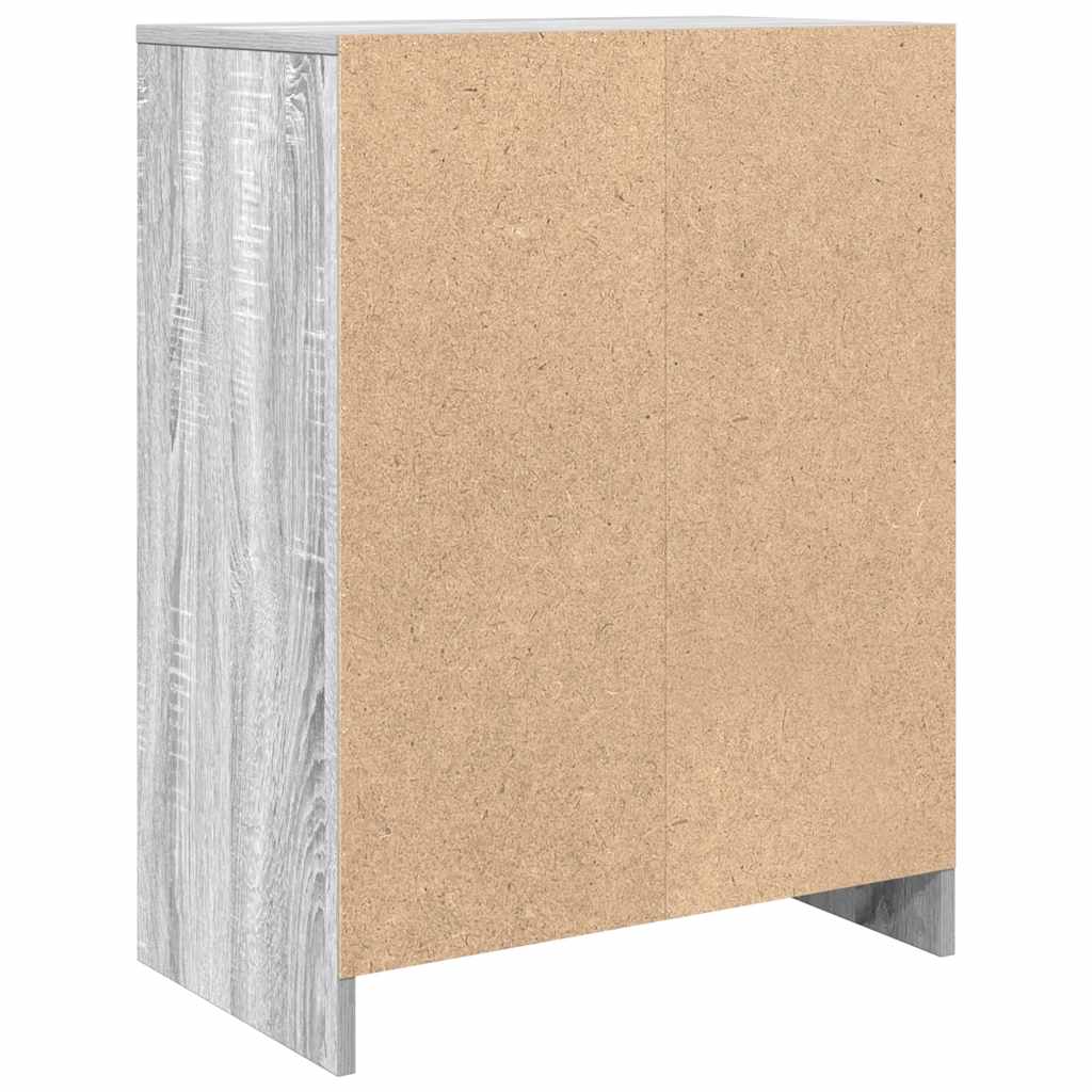 Sideboard Grey Sonoma 57x34x76 cm Wood Material