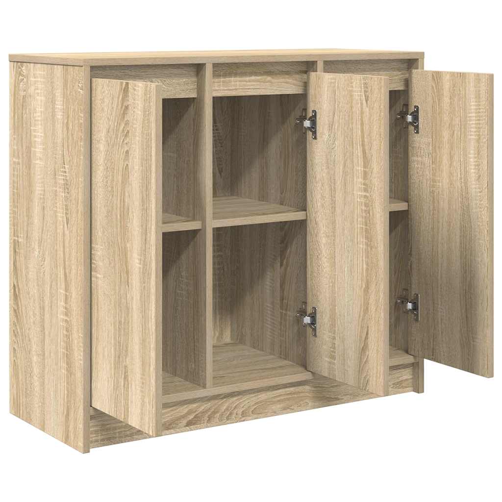 Sideboard Sonoma-Eiche 85x34x76 cm Holzwerkstoff