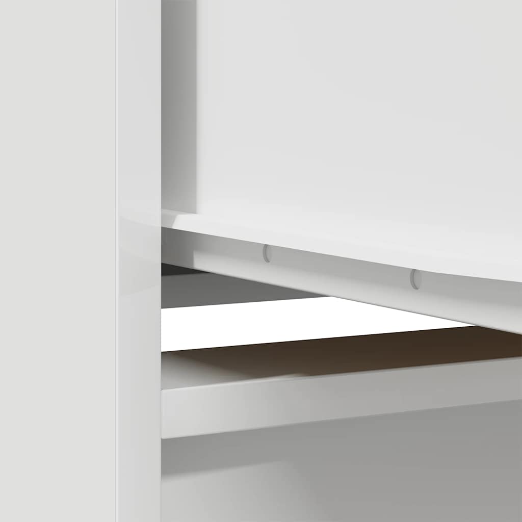 Highboard Weiß 29,5x34x119,5 cm Holzwerkstoff