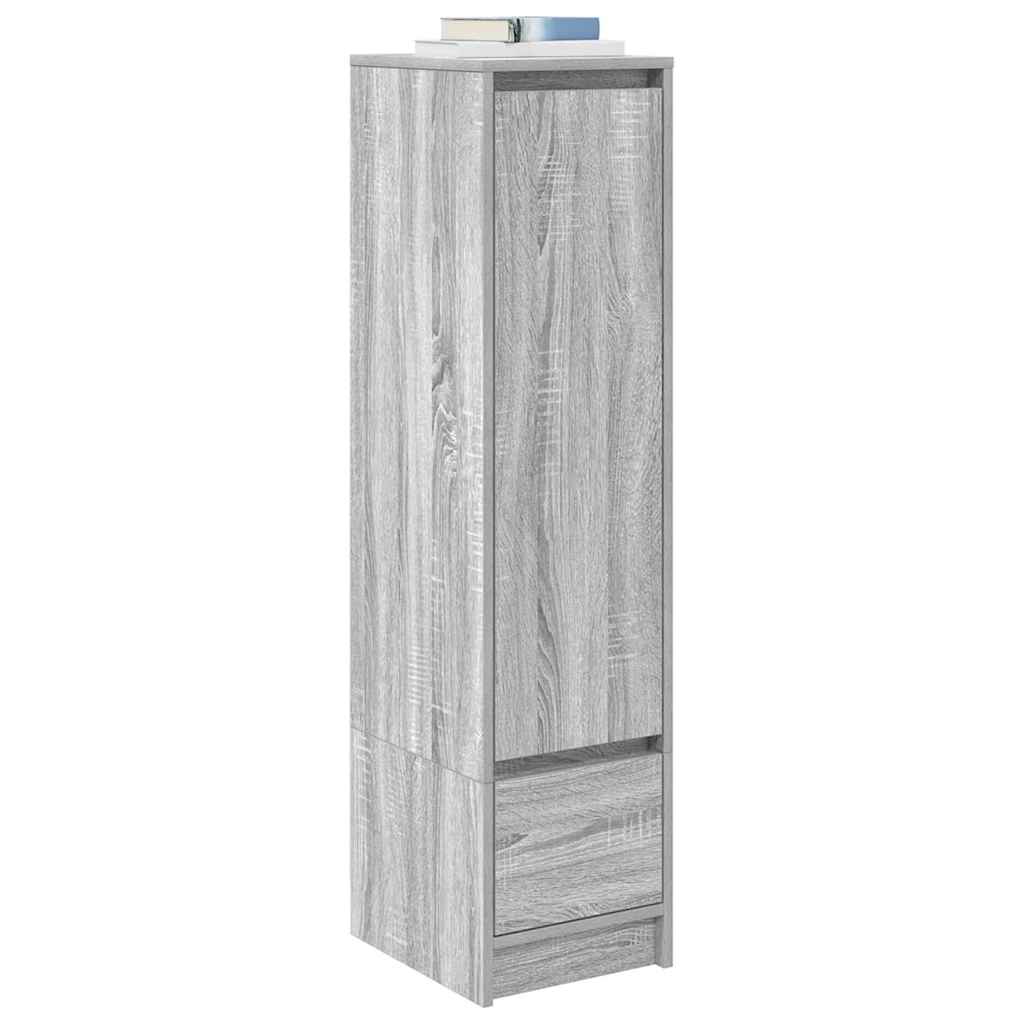 Highboard Grey Sonoma 29.5x34x119.5 cm Wood Material