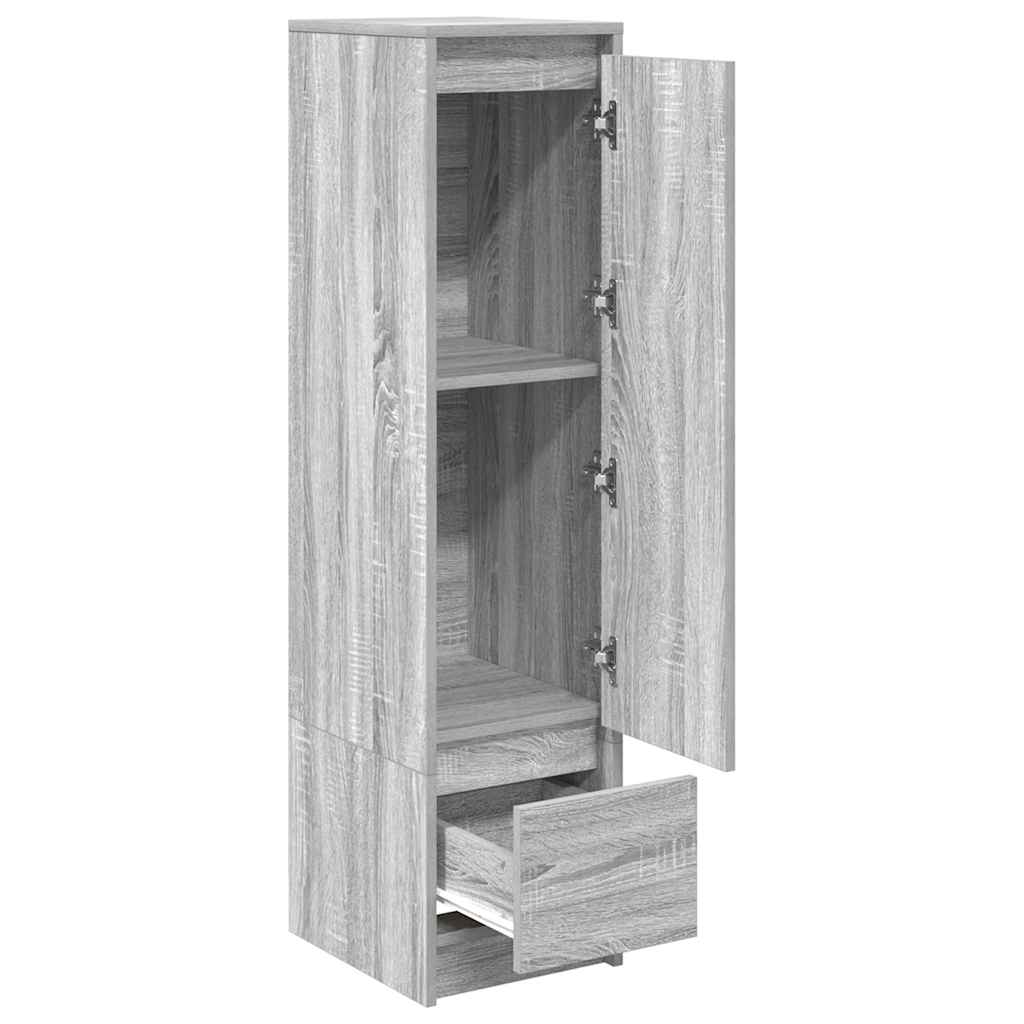 Highboard Grey Sonoma 29.5x34x119.5 cm Wood Material