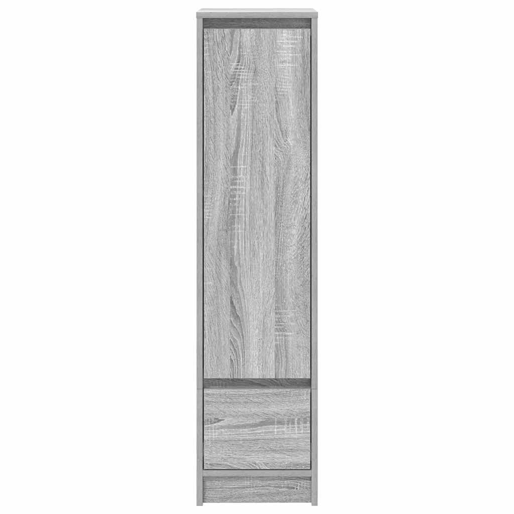 Highboard Grey Sonoma 29.5x34x119.5 cm Wood Material