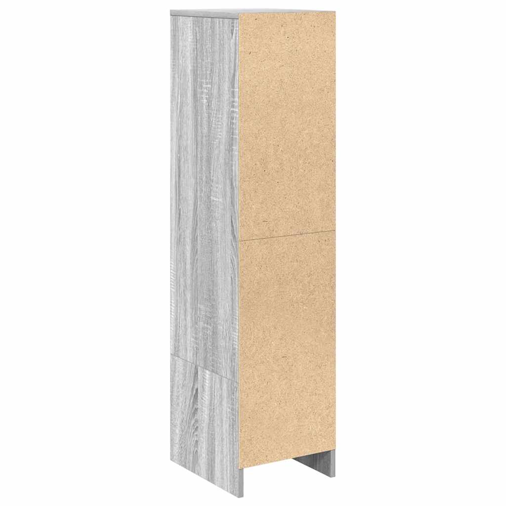 Highboard Grey Sonoma 29.5x34x119.5 cm Wood Material