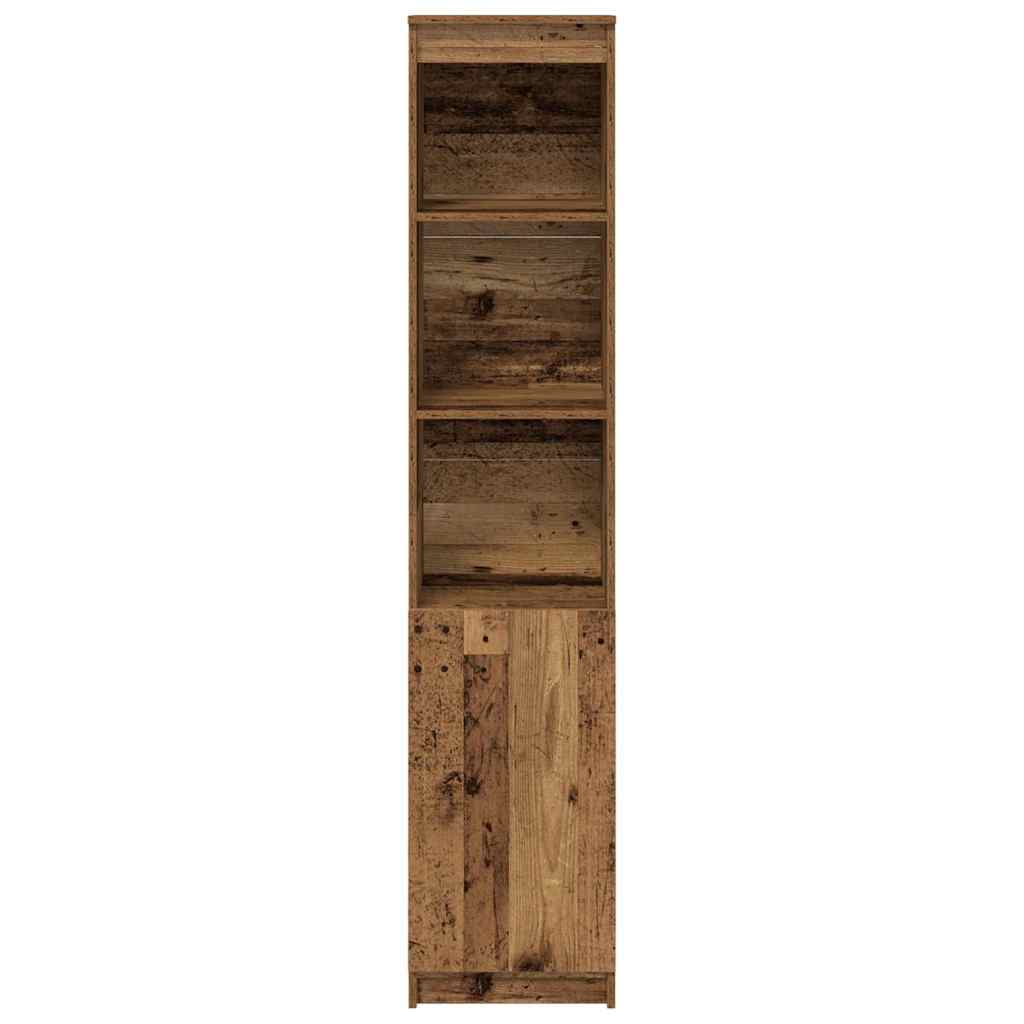 Highboard old wood look 37.5x35x180 cm wood material
