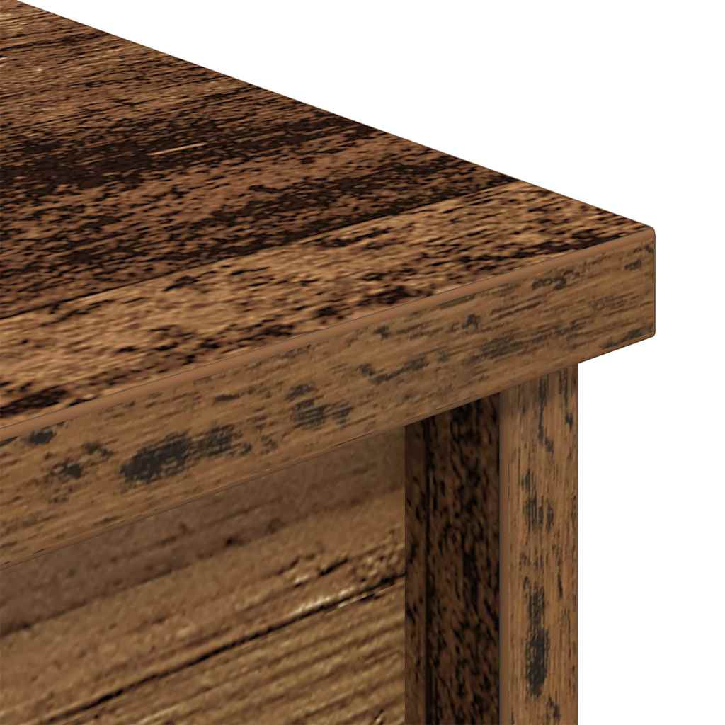 Highboard old wood look 37.5x35x180 cm wood material