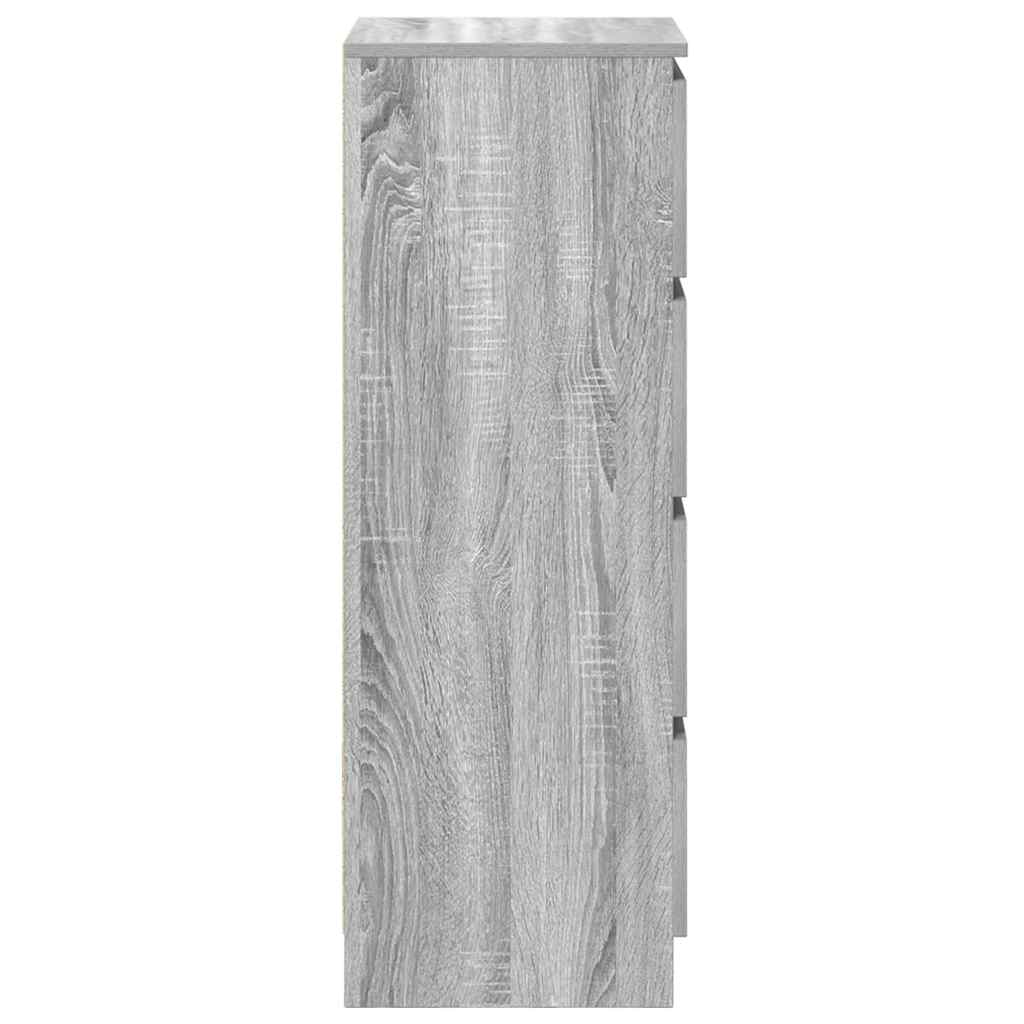 Sideboard Grau Sonoma 37,5x35x99 cm Holzwerkstoff