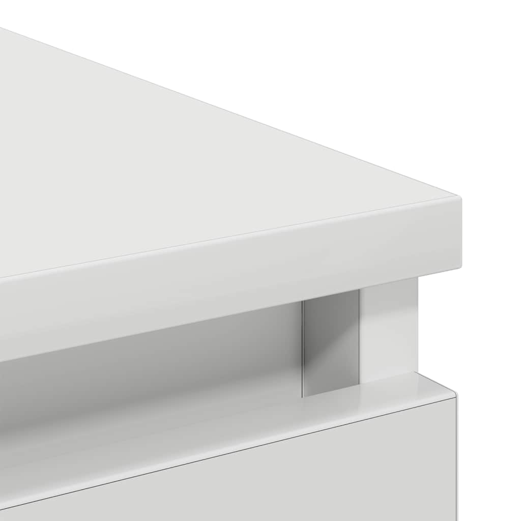 Sideboard White 80x35x76 cm Wood Material