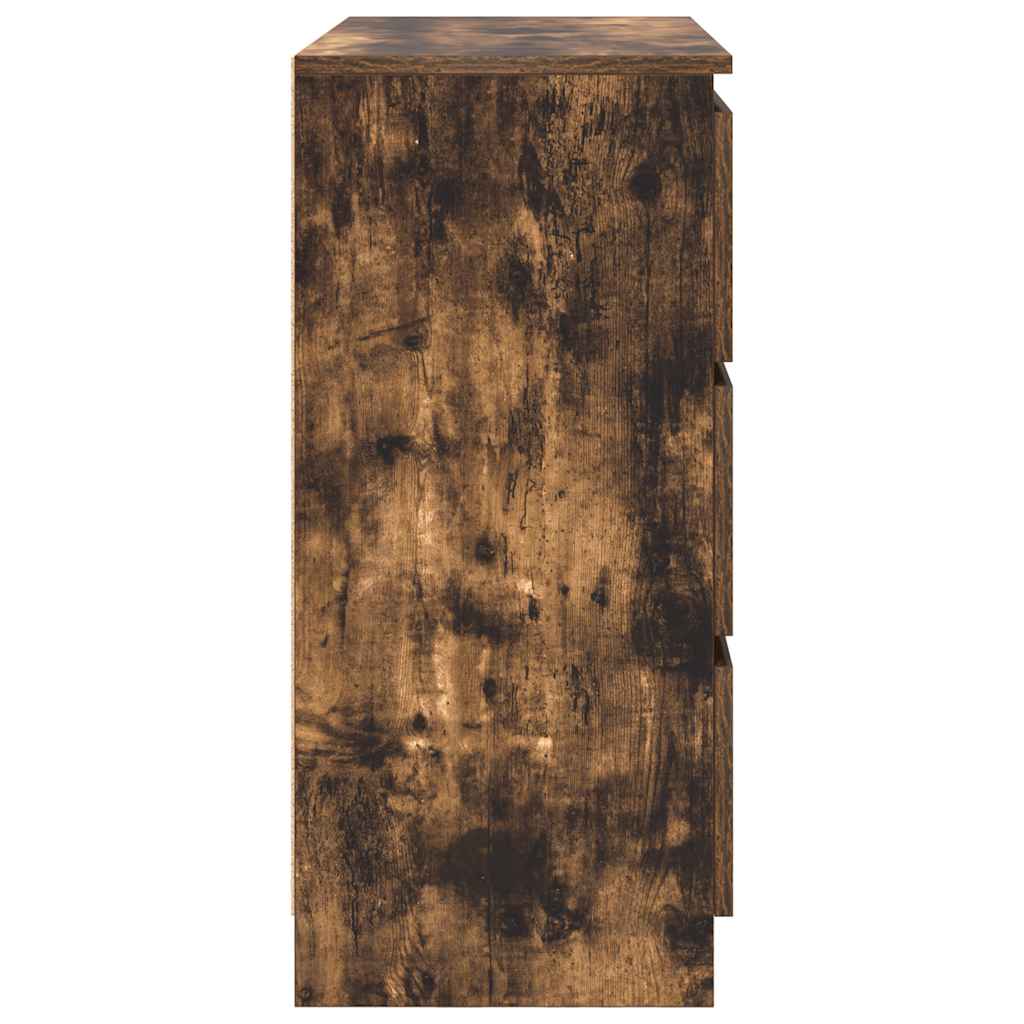 Sideboard Räuchereiche 80x35x76 cm Holzwerkstoff