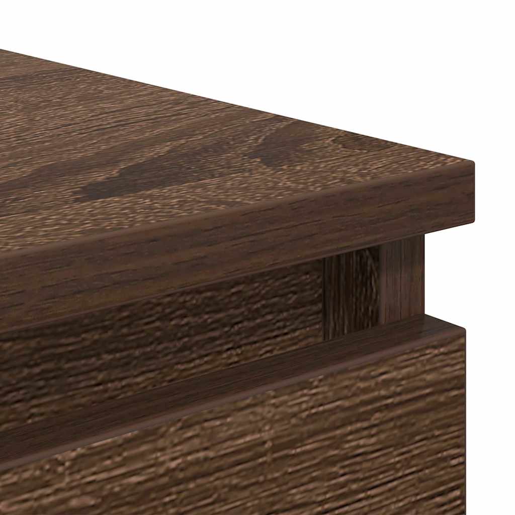 Sideboard Braun Eichen-Optik 37,5x35x76 cm Holzwerkstoff