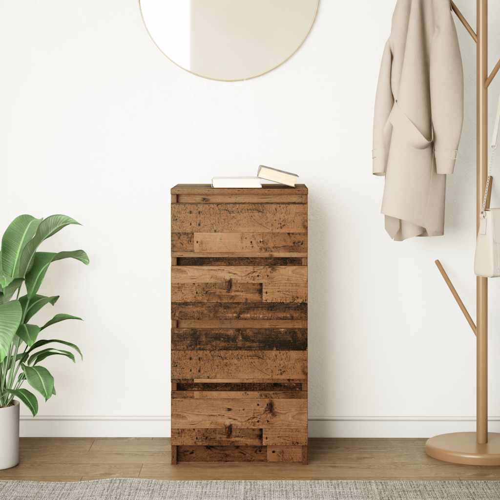Sideboard old wood look 37.5x35x76 cm wood material