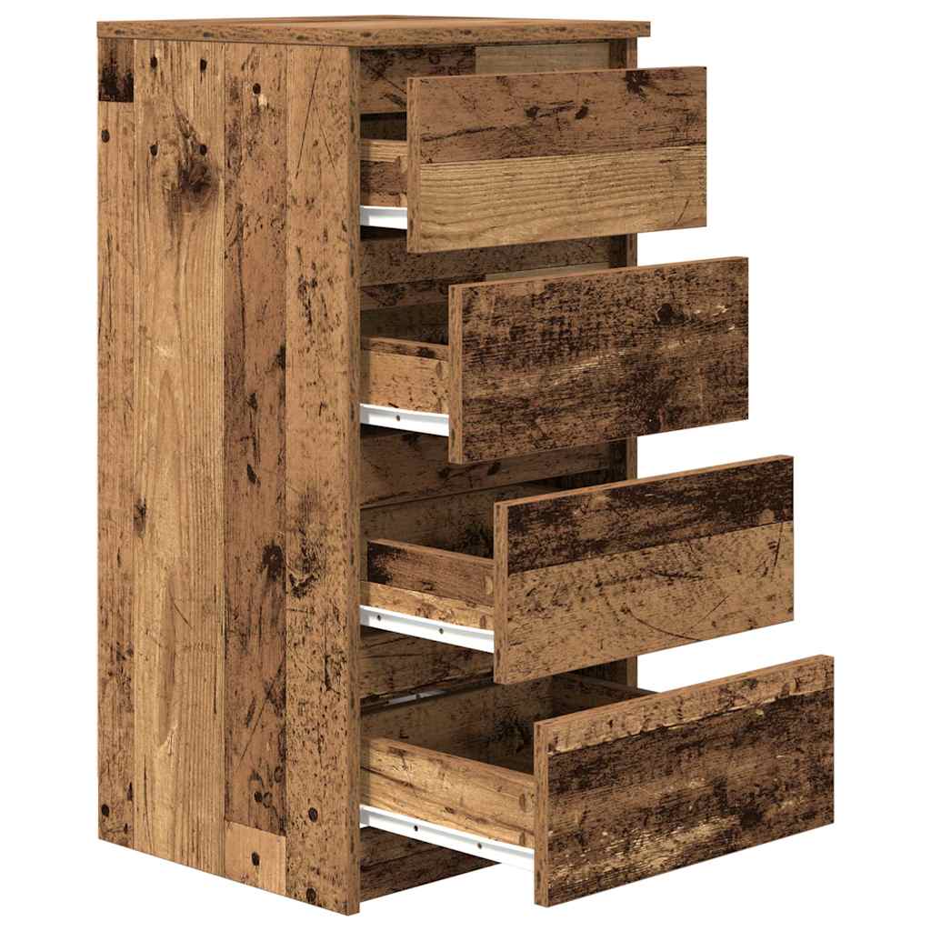 Sideboard old wood look 37.5x35x76 cm wood material