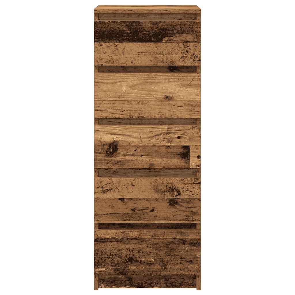 Sideboard with drawers old wood look 37.5x35x99 cm