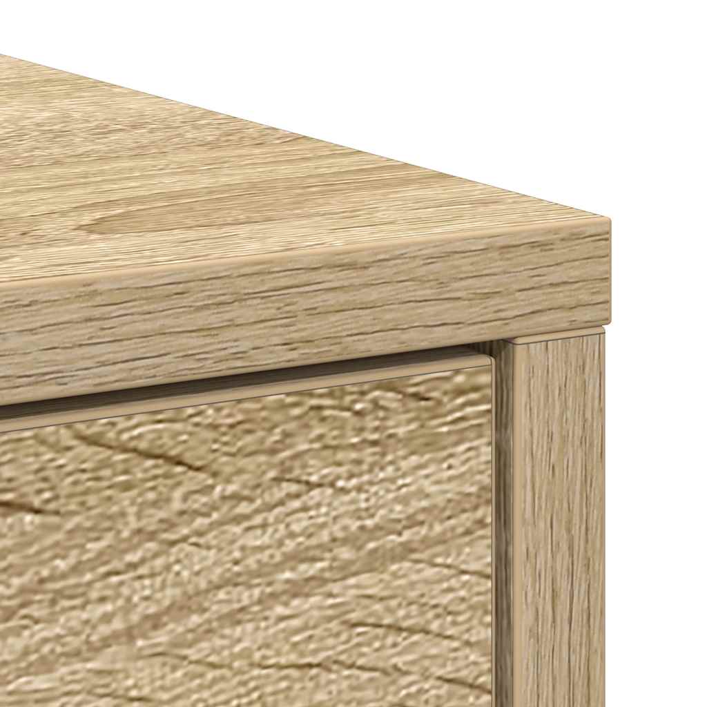 Sideboard with drawers and doors Sonoma oak 73x31x90 cm