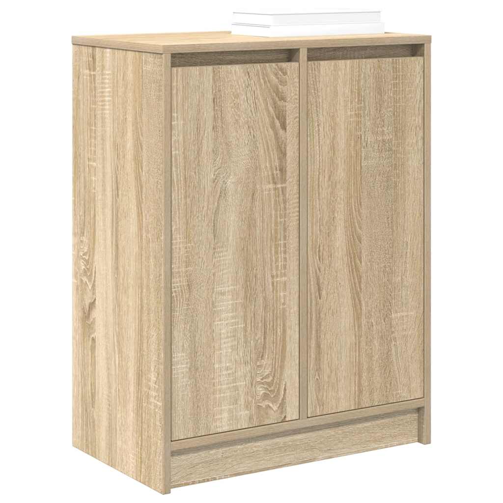 Shoe cabinet Sonoma oak 57x34x76 cm wood material